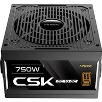 Antec CSK DC 750W PSU 80+ Bronze Non-Modular ATX PCIe 5.1 Ready Antec CSK DC 750W PSU 80+ Bronze Non-Modular ATX PCIe 5.1 Ready